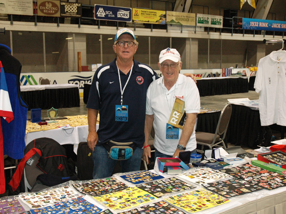 Bud & Sid trading those pins