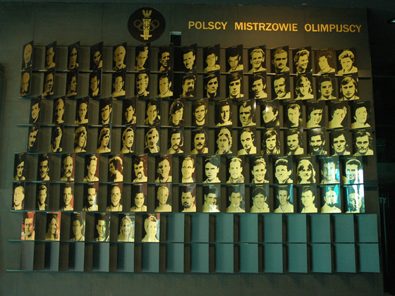 Wall of Polish Olympians, Olympic Centre