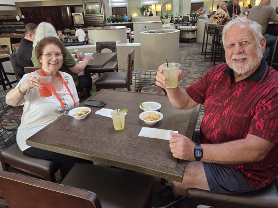 Welcome reception at the Embassy Suites